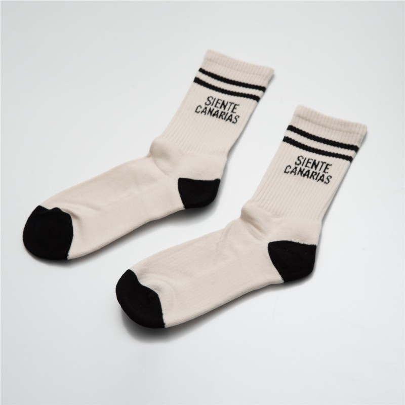 SIENTE CANARIAS CALCETINES BEIGEE 2