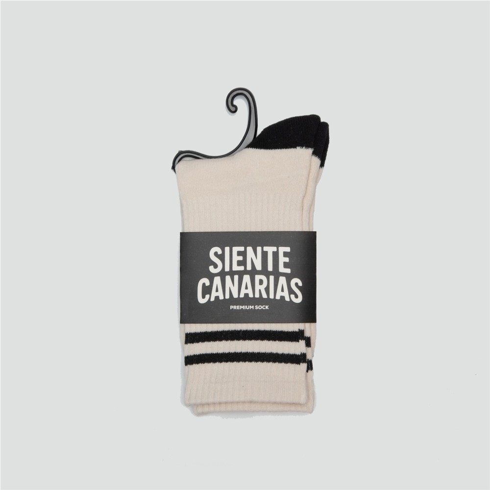 SIENTE CANARIAS CALCETINES BEIGEE