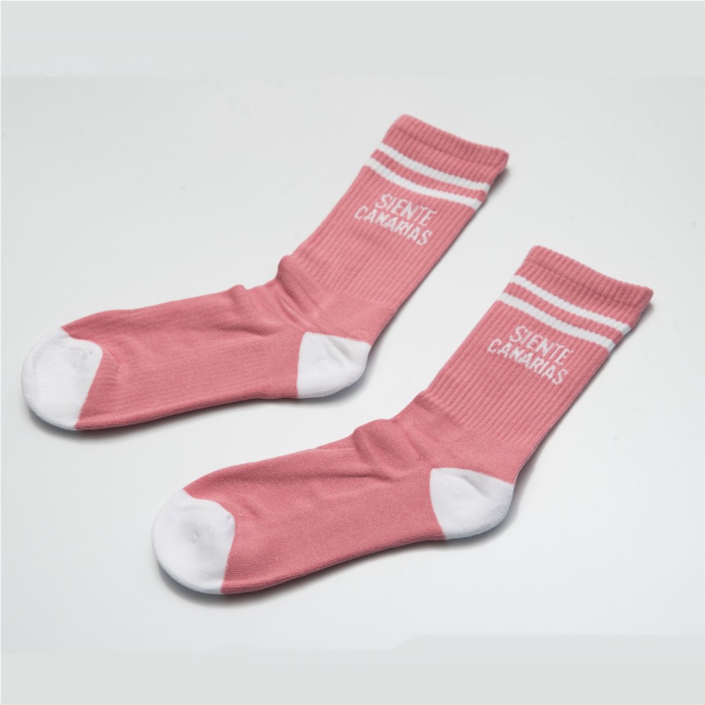 SIENTE CANARIAS CALCETINES ROSA CLARO