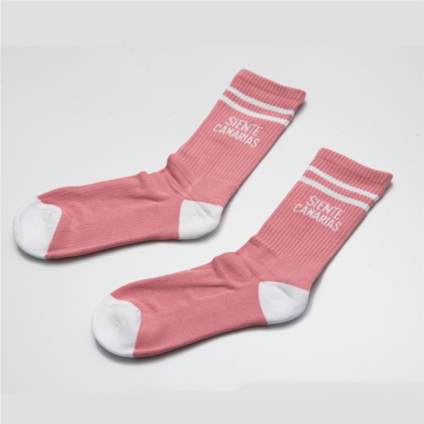 SIENTE CANARIAS CALCETINES ROSA CLARO