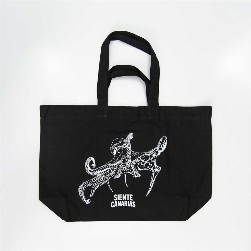 Tote Bag Playa SIENTE CANARIAS Pulpo